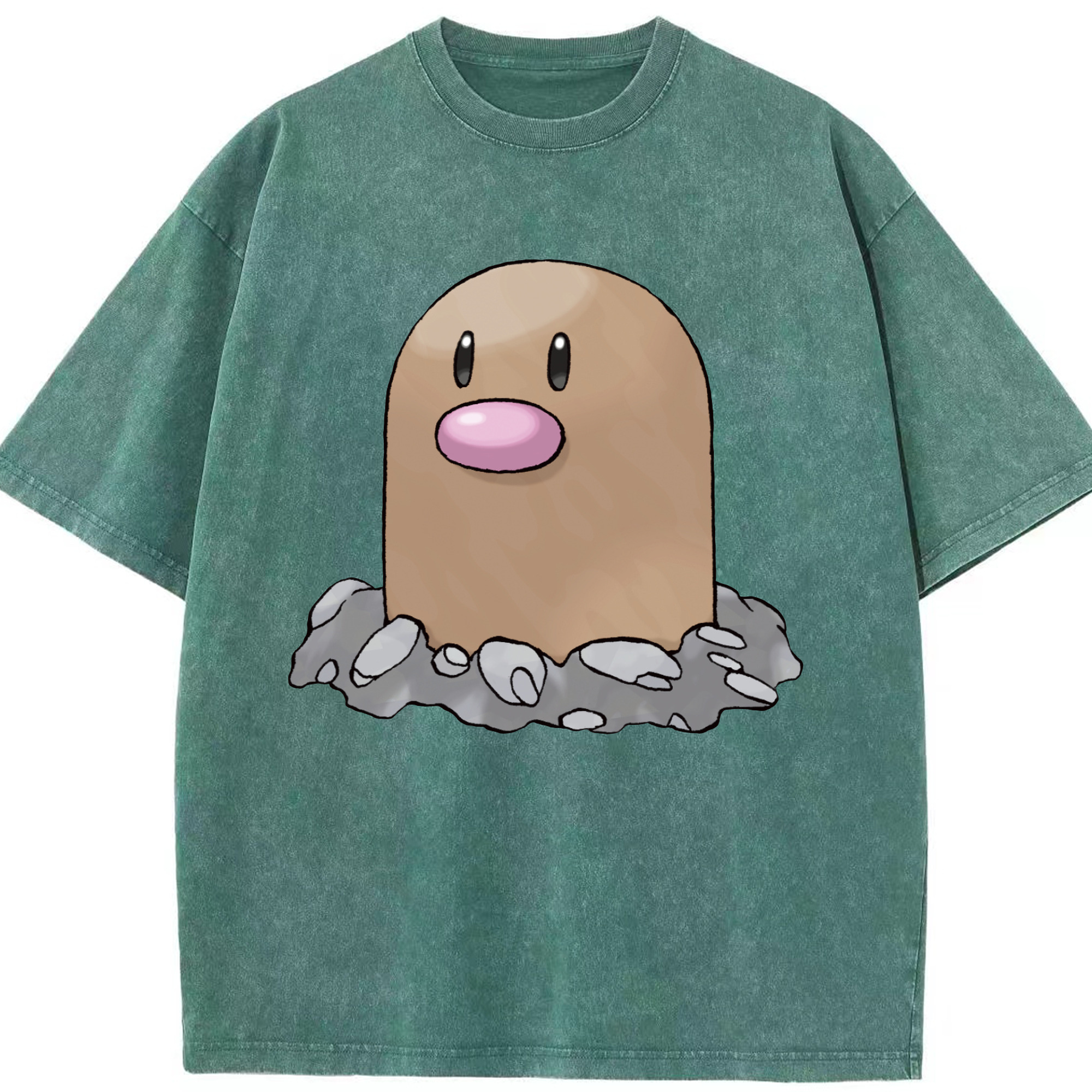 （画像用） ポケットモンスター Pokémon 綿100% ヴィンテージ風 半袖Tシャツ（フロントプリント）